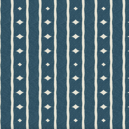 Diamond Stripe - Navy