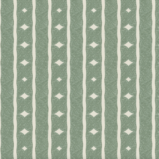 Diamond Stripe - Sage