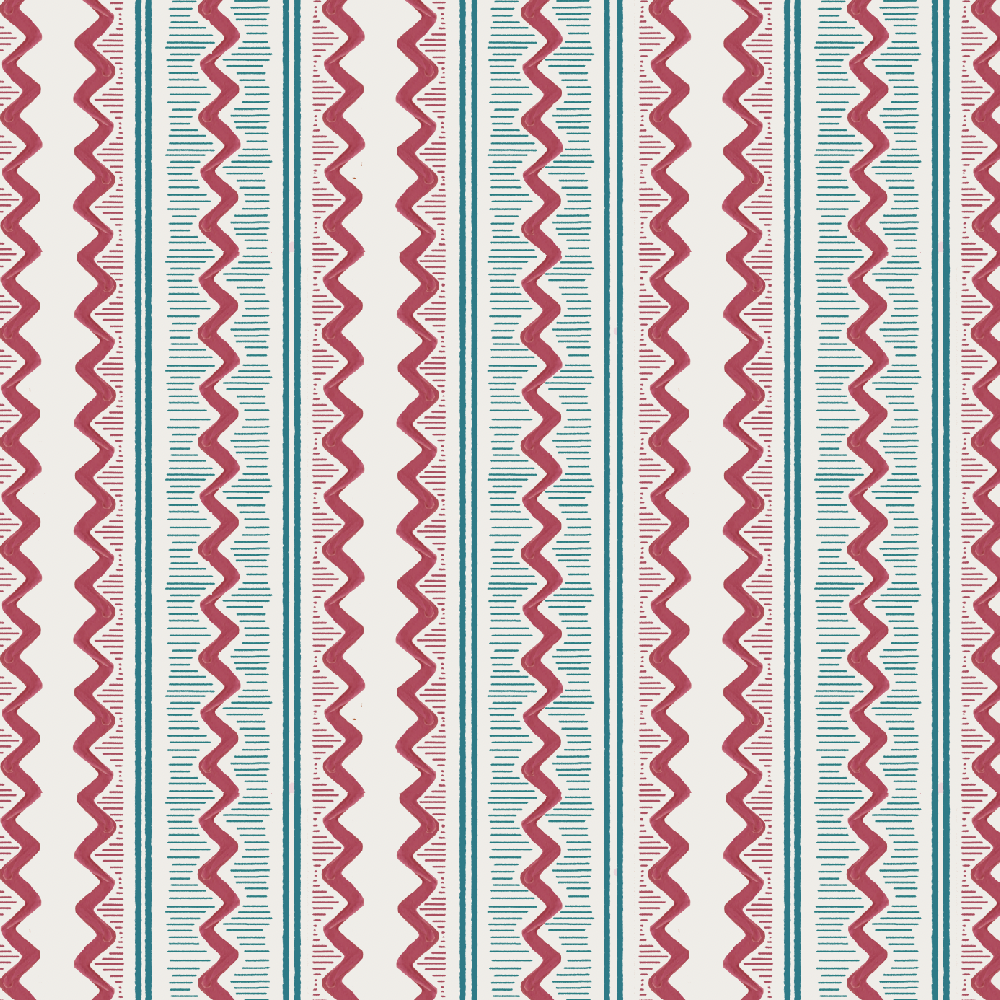 Zig Zag - Pink & Blue